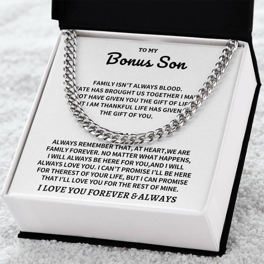 Jewelry To My Bonus Son Gift To My Bonus Son Gift