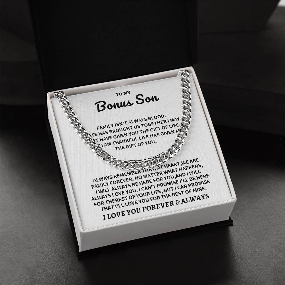 Jewelry To My Bonus Son Gift To My Bonus Son Gift