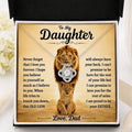Jewelry To My Daughter Gift Set - Proud Dad To My Daughter Gift Set - Proud Dad
