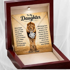 Jewelry To My Daughter Gift Set - Proud Dad To My Daughter Gift Set - Proud Dad