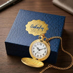 personalized watches To My Grandson - From Grandpa, Vintage-Style Gold Pocket Watch Gift Set To My Grandson - From Grandpa, Vintage-Style Gold Pocket Watch Gift Set