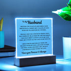 Jewelry To My Husband Acrylic Plaque – “Meeting You Was Fate” Romantic LED Gift To My Husband Acrylic Plaque – “Meeting You Was Fate” Romantic LED Gift