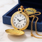 personalized watches To My Son - From Mom, Vintage-Style Gold Pocket Watch Gift Set To My Son - From Mom, Vintage-Style Gold Pocket Watch Gift Set
