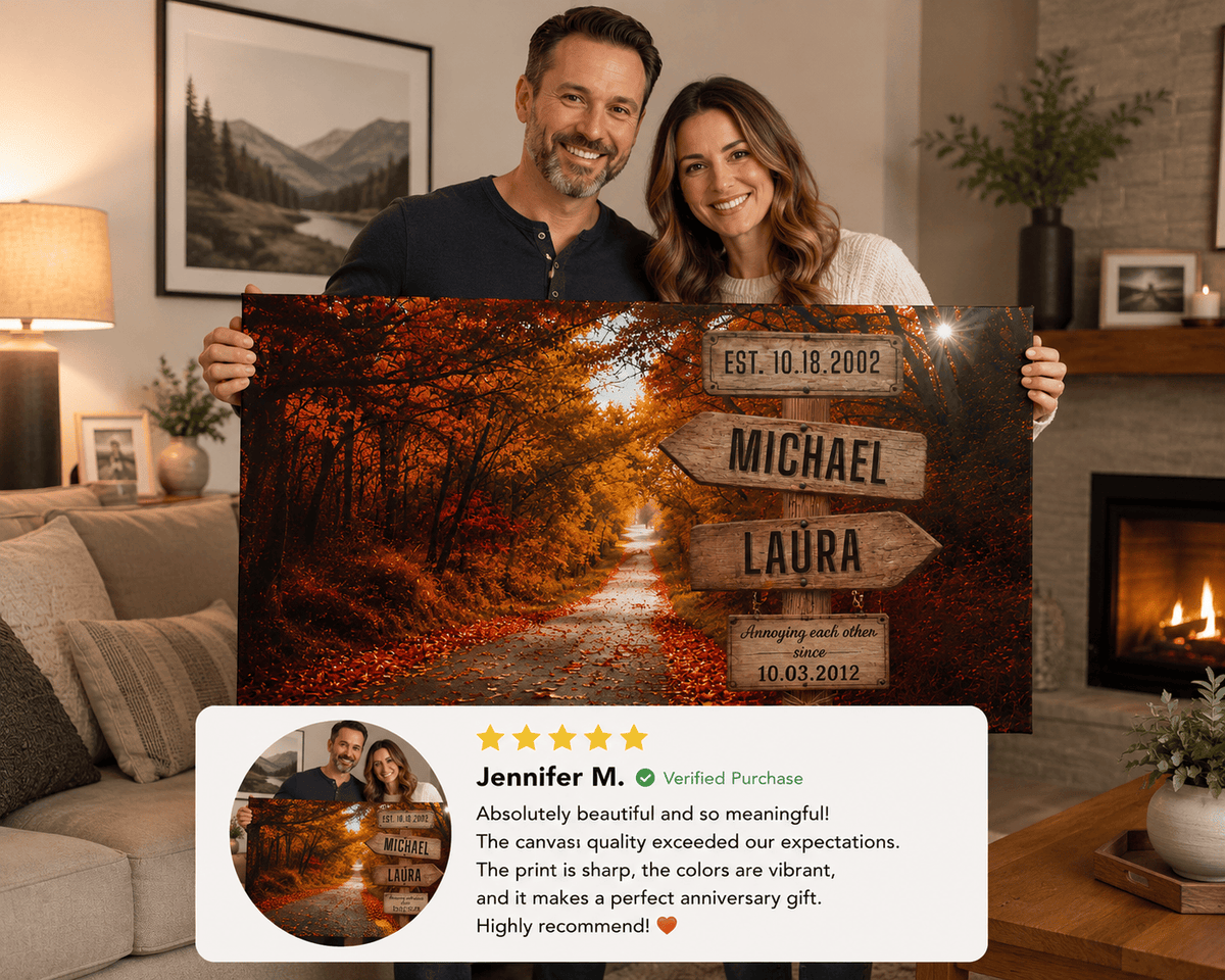 Rustic Family Name Wall Decor