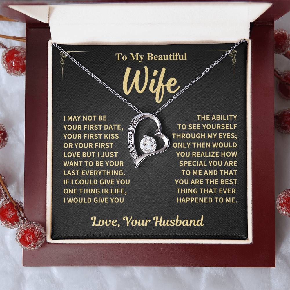 Jewelry Wife Gift-Forever Love Necklace-From Husband