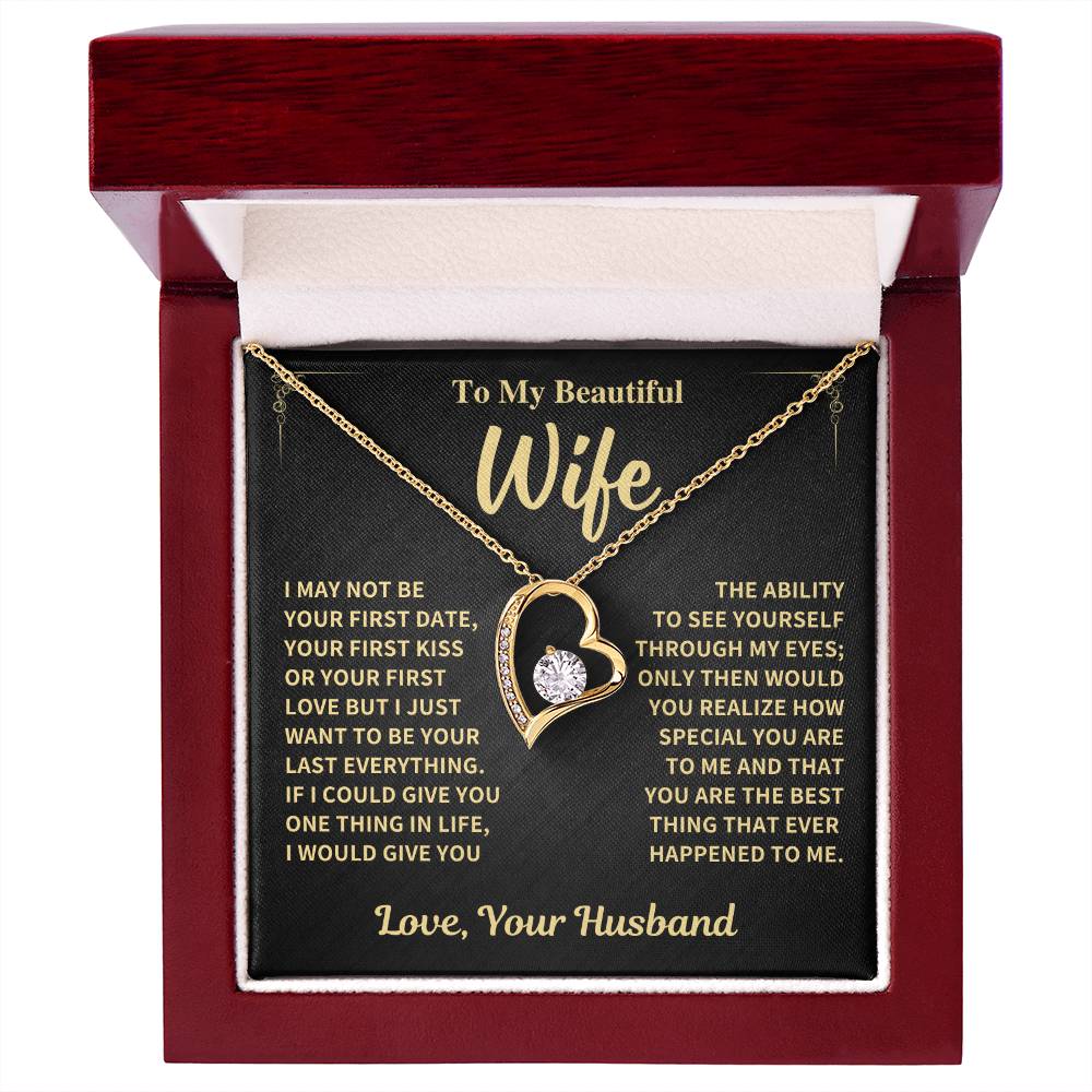 Jewelry Wife Gift-Forever Love Necklace-From Husband