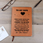 Jewelry Wife Gift From Husband, "Special One", Graphic Journal