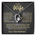 Jewelry Wife Gift, "Love And Light" Forever Love Necklace