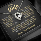 Jewelry Wife Gift, "Love And Light" Forever Love Necklace
