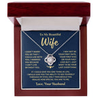 Jewelry Wife Gift-love Knot Necklace-From Husband