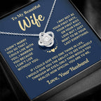 Jewelry Wife Gift-love Knot Necklace-From Husband