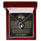 Wife Gift, "Meeting You Was Fate", Forever Love Necklace Wife Gift, "Meeting You Was Fate", Forever Love Necklace