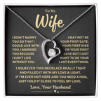 Jewelry Wife Gift, "My Last Everything", Forever Love Necklace Wife Gift, "My Last Everything", Forever Love Necklace