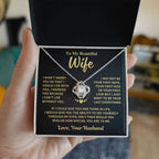 Jewelry Wife Gift, "My Last Everything", Knot Necklace Wife Gift, "My Last Everything", Knot Necklace