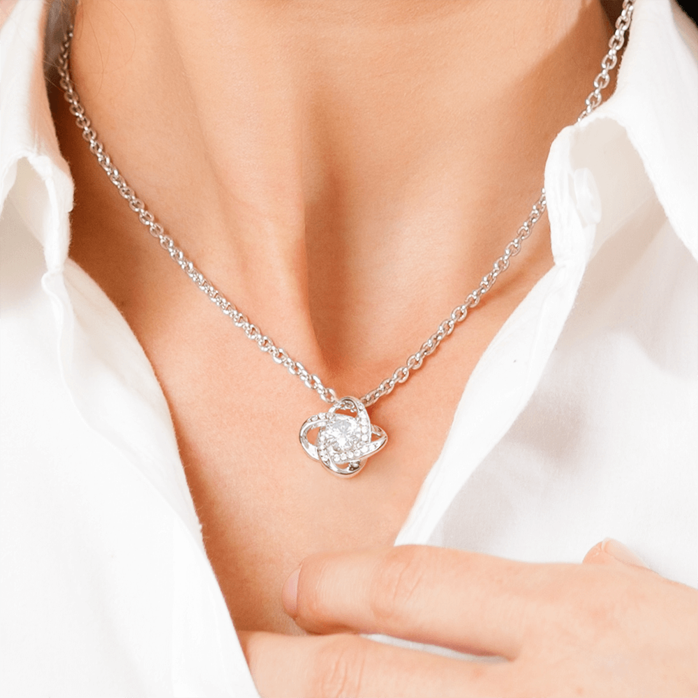 Jewelry Wife Gift, "My Last Everything", Knot Necklace Wife Gift, "My Last Everything", Knot Necklace