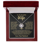 Jewelry Wife Gift, "My Last Everything", Knot Necklace Wife Gift, "My Last Everything", Knot Necklace