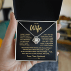 Jewelry Wife Gift, "My Last Everything" Knot Necklace Wife Gift, "My Last Everything" Knot Necklace