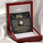 Jewelry Wife Gift, "My Last Everything" Knot Necklace Wife Gift, "My Last Everything" Knot Necklace