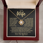 Jewelry Wife Gift, "My Last Everything" Knot Necklace Wife Gift, "My Last Everything" Knot Necklace