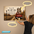 Prints "You & Me We Got This," Custom Couple Farmhouse Truck Canvas "You & Me We Got This," Custom Couple Farmhouse Truck Canvas