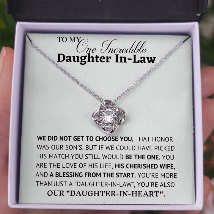 To my daughter on sale in law necklace