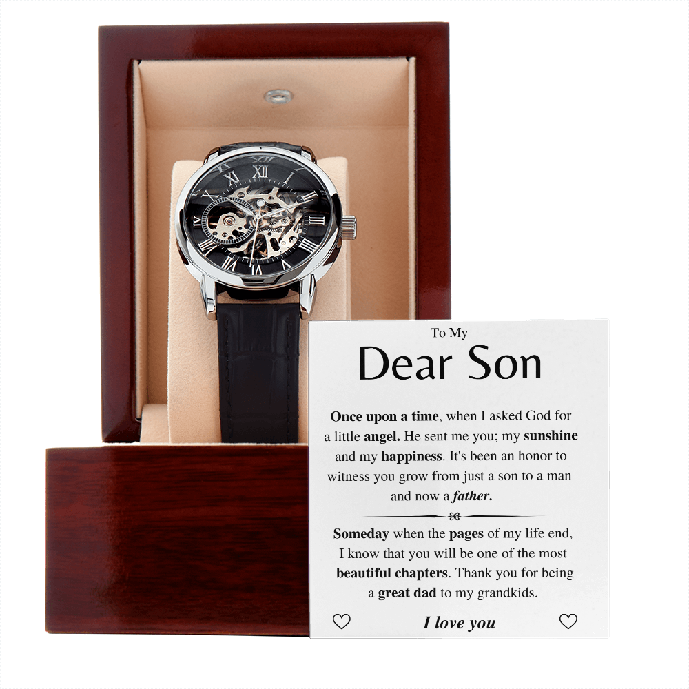 Great Dad -Father's Day Son Gift - Family Love Tree
