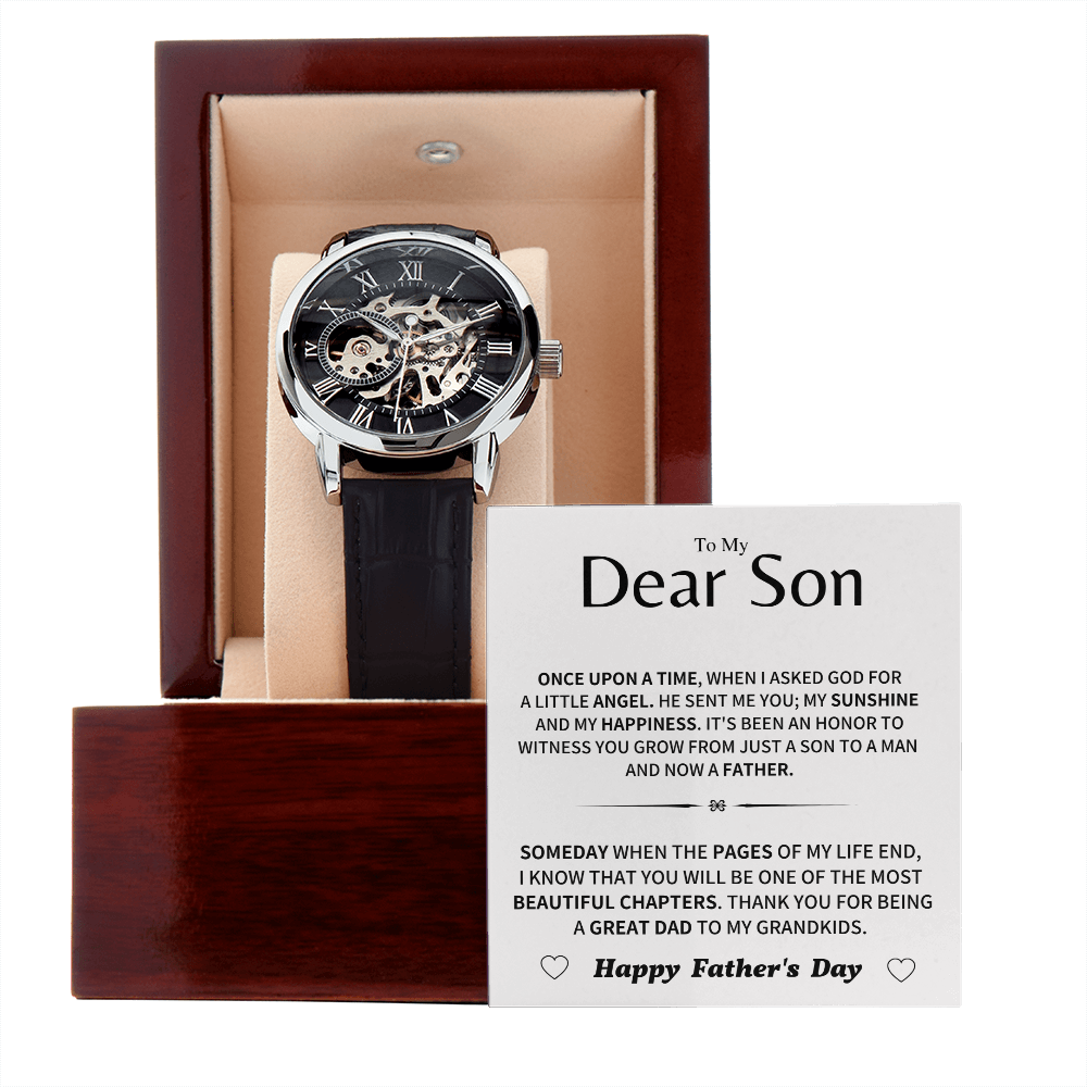Great Dad- Father's Day Son Gift - Family Love Tree