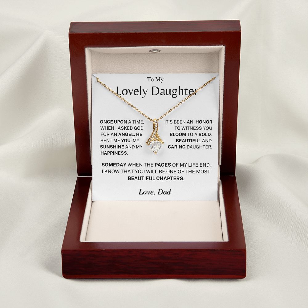 Daughter Gift- Bold, Beautiful and Caring- From Dad