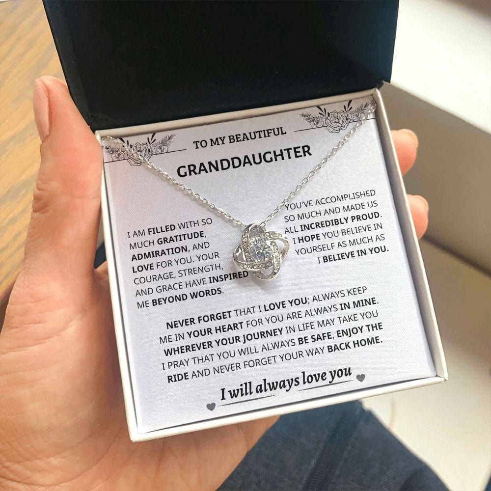 Jewelry Granddaughter Gift- I believe in you