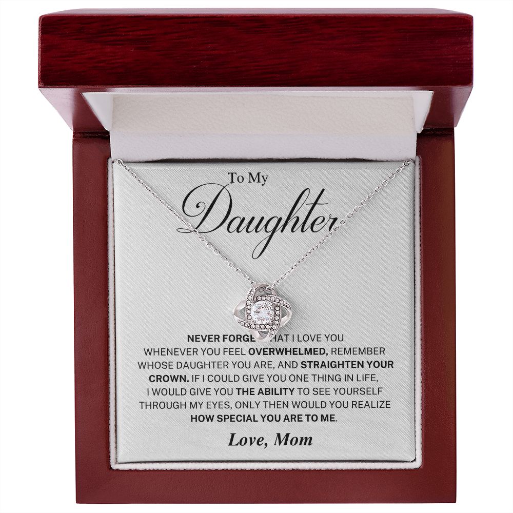 Daughter Gift- Straighten Your Crown- From Mom