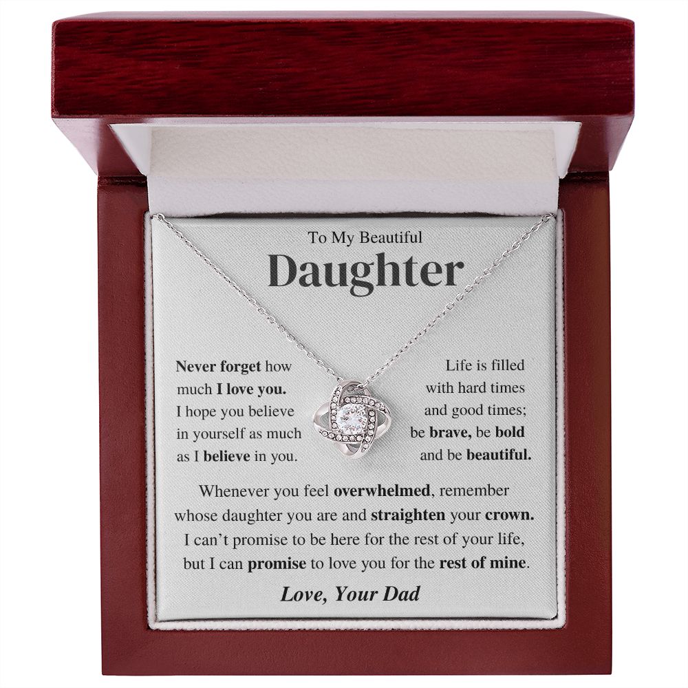 Daughter Gift-Believe in yourself -From Dad