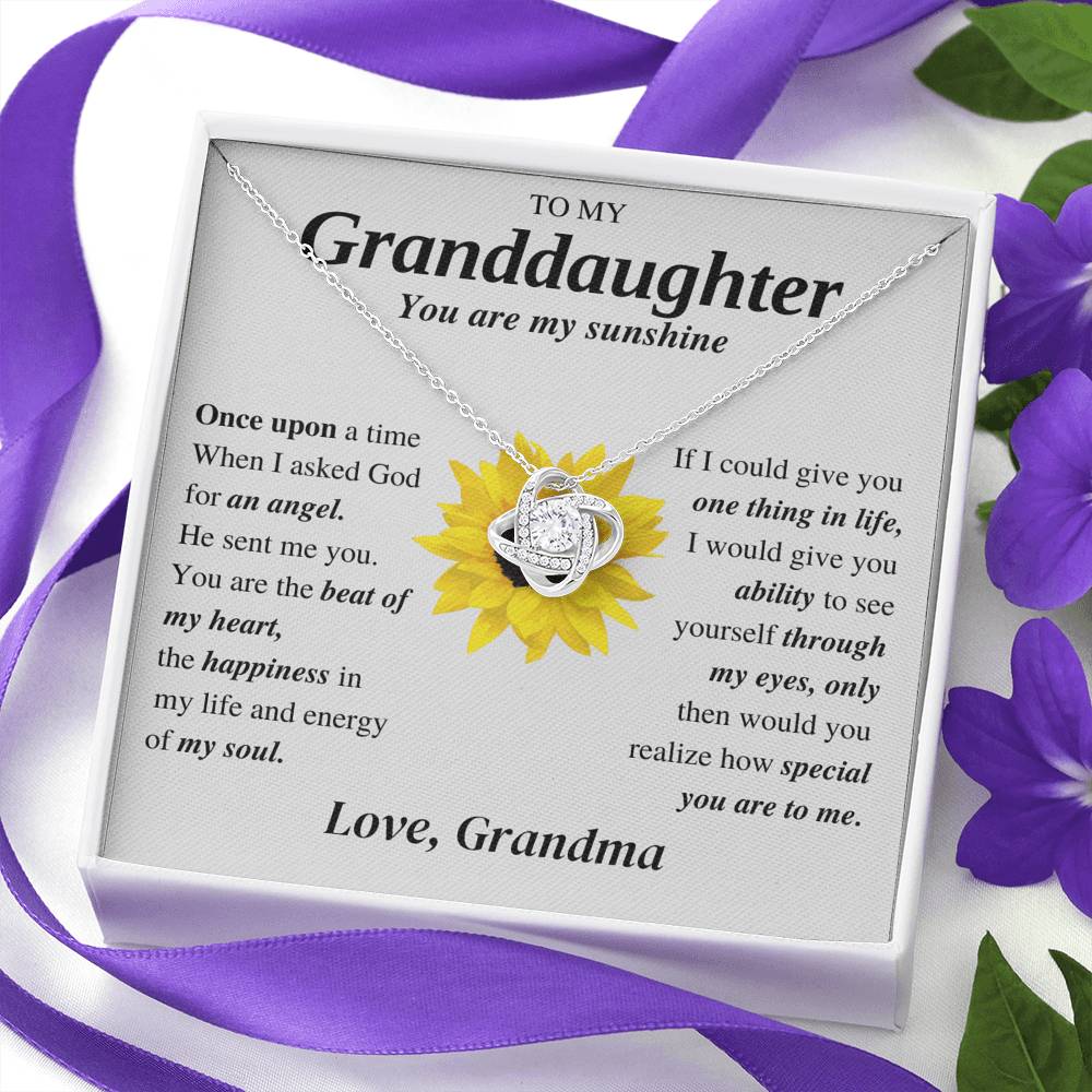 Asked God for an Angel; Granddaughter Gift - Family Love Tree