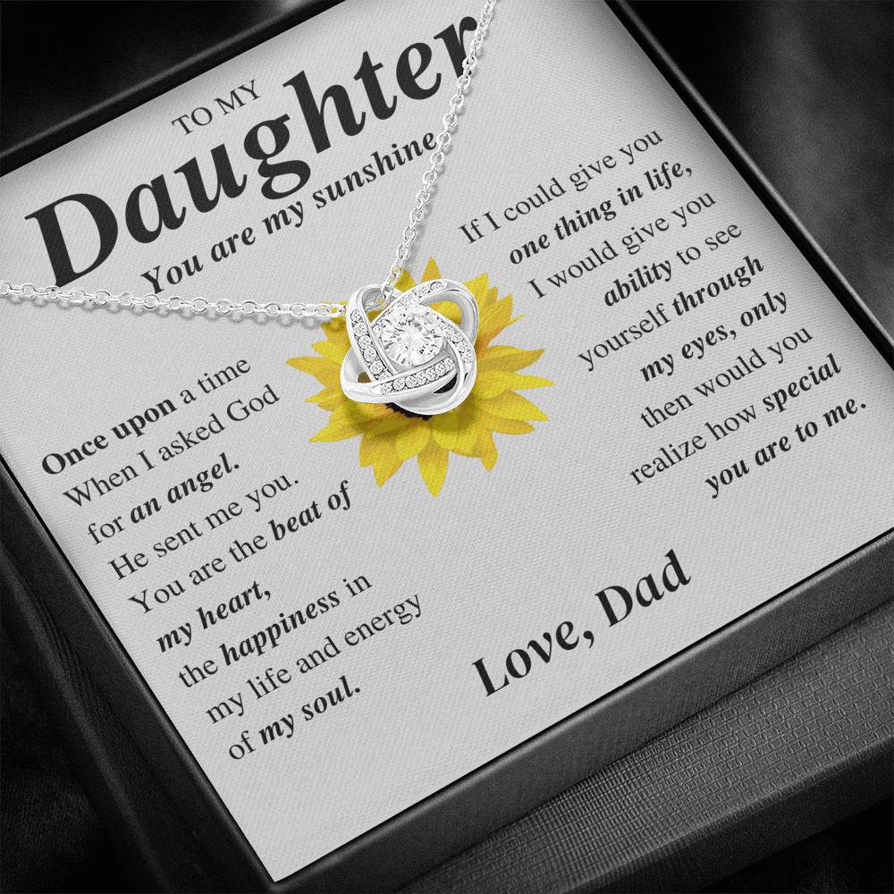 Asked God for an Angel; Daughter Gift - Family Love Tree