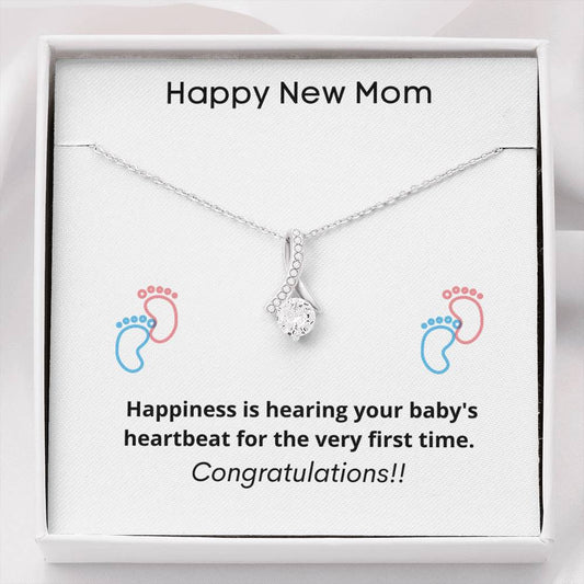Happy New Mom - Alluring Beauty Necklace - Family Love Tree