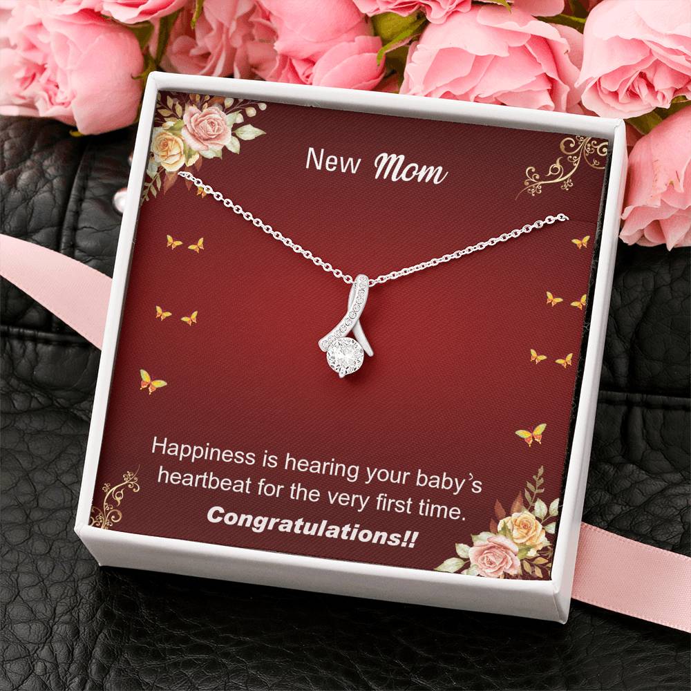 New Moms Alluring Beauty Necklace Gift - Family Love Tree