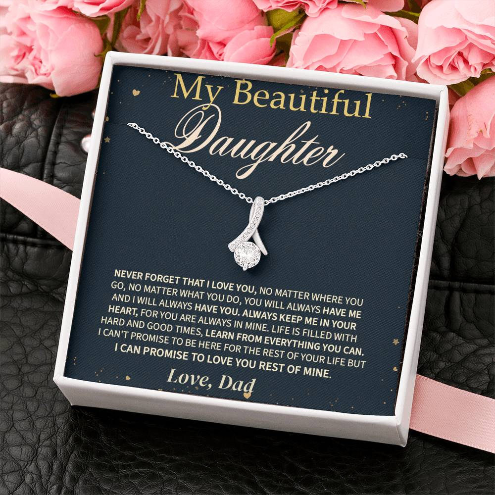 Keep Me in Your Heart; Daughter Gift - Family Love Tree