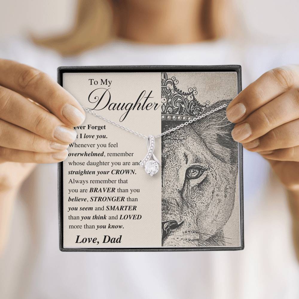 Straighten Your Crown; Daughter Gift - Family Love Tree