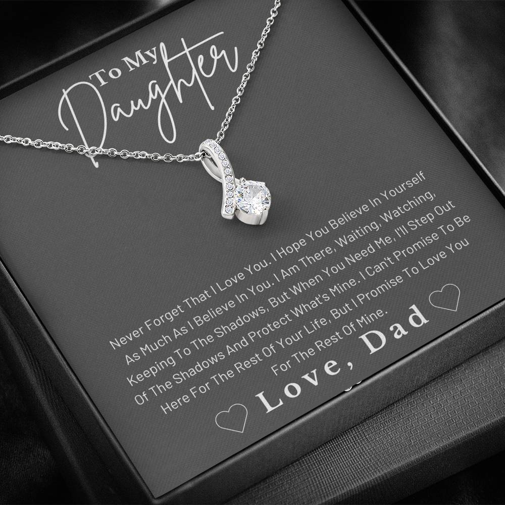 Never Forget that I Love You - Alluring Beauty Necklace Gift to Daughter - Family Love Tree
