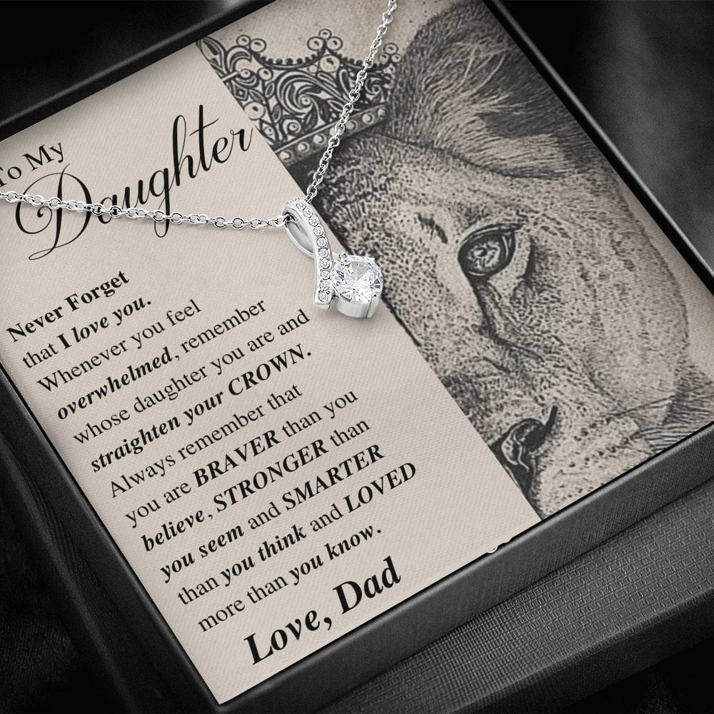 Straighten Your Crown; Daughter Gift - Family Love Tree