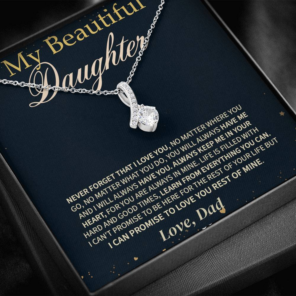 Keep Me in Your Heart; Daughter Gift - Family Love Tree