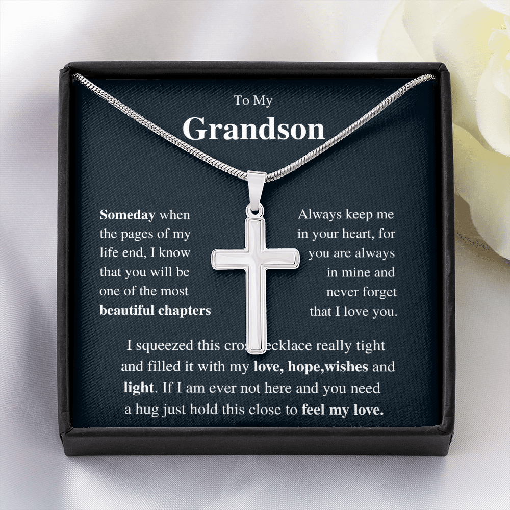 Beautiful Chapters- Grandson Gift - Family Love Tree