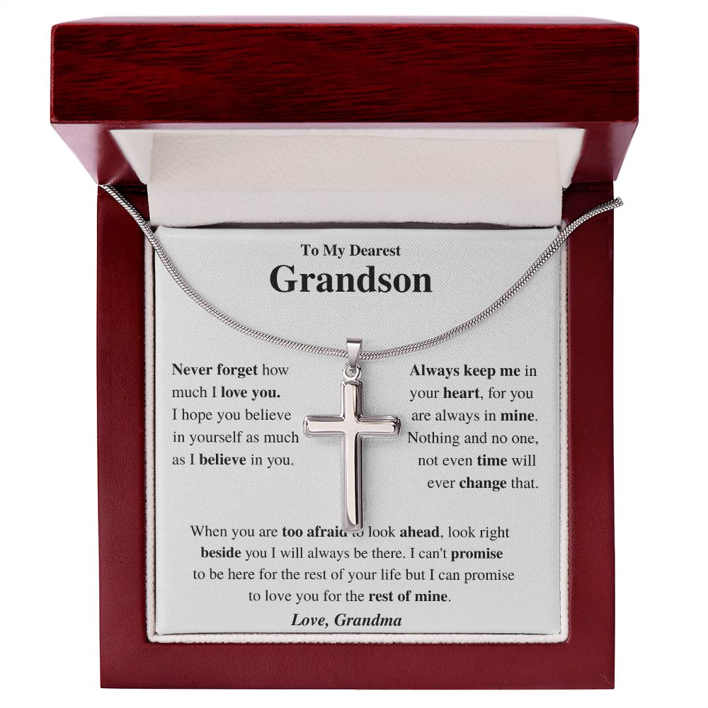 Grandson Gift- Always keep me in your heart