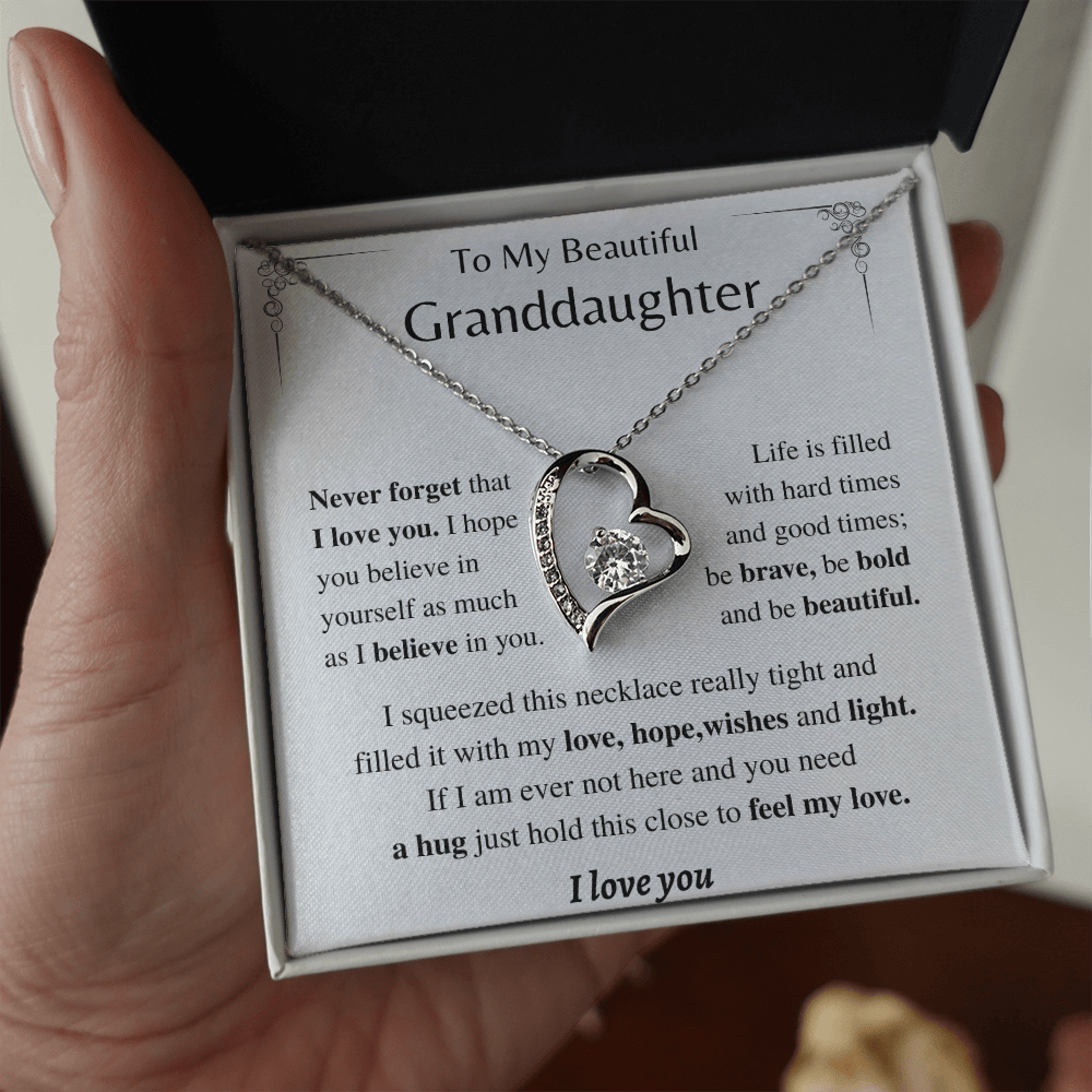 Jewelry Be bold and be beautiful-Granddaughter Gift