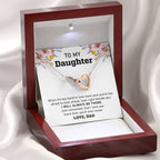 Jewelry Daddy will always be there for her daughter- Interlocking Hearts Necklace