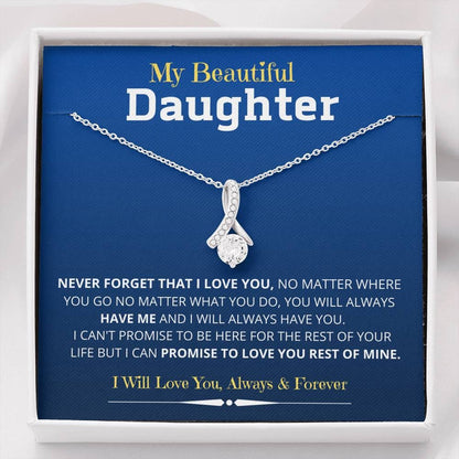 Jewelry Daughter Gift- Alluring Beauty Necklace for unforgettable love- From Mom