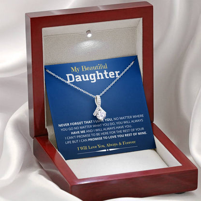 Jewelry Daughter Gift- Alluring Beauty Necklace for unforgettable love- From Mom