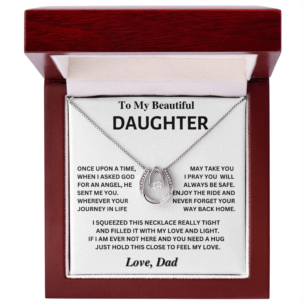 Jewelry Daughter Gift - An Angel- From Dad