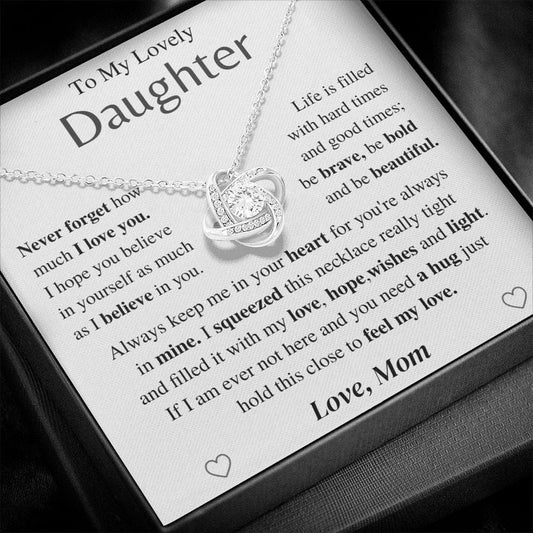 Jewelry Daughter Gift- Be bold and be beautiful- From Mom