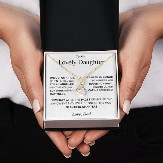 Jewelry Daughter Gift- Bold, Beautiful and Caring- From Dad