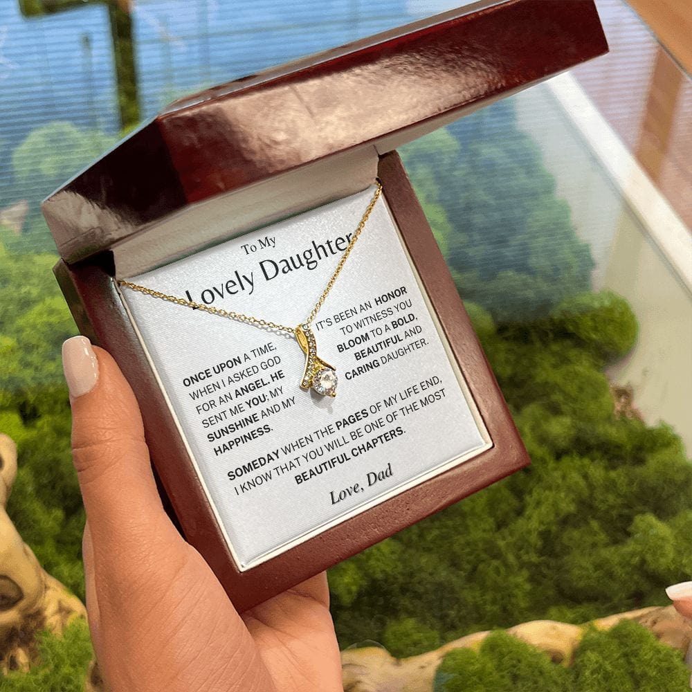 Jewelry Daughter Gift- Bold, Beautiful and Caring- From Dad